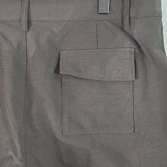 BYLT Shorts Men 3XL Blacl Kinetic Performance Golf Lightweight Zip Pocket - Picture 4 of 12